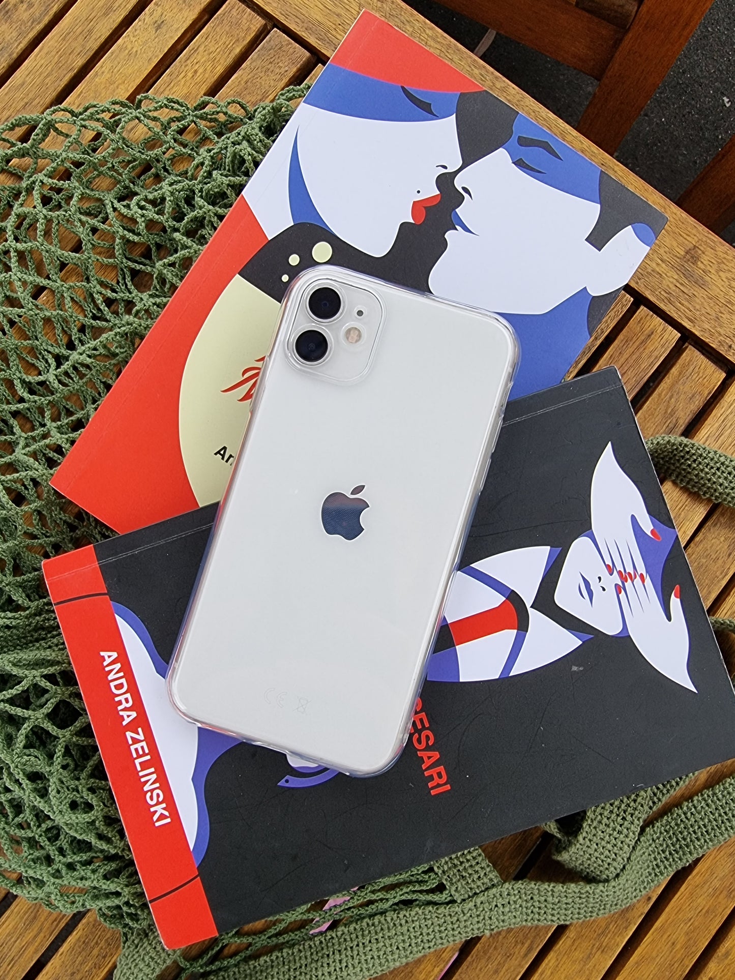 Hülle transparent aus Silikon für iPhone
