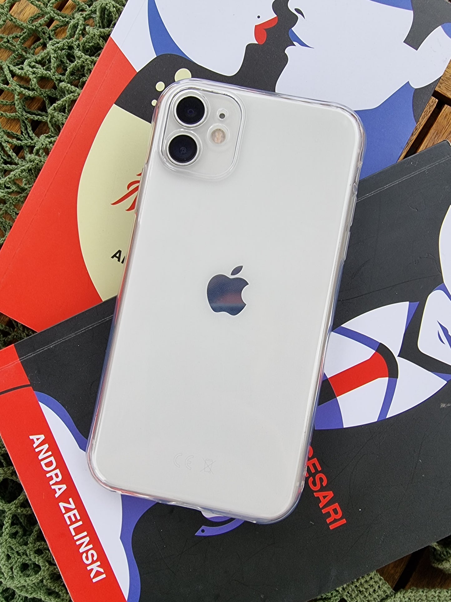 Hülle transparent aus Silikon für iPhone