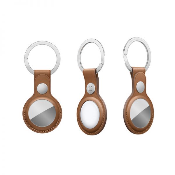 Schlüsselanhänger aus Leder für Apple AirTag