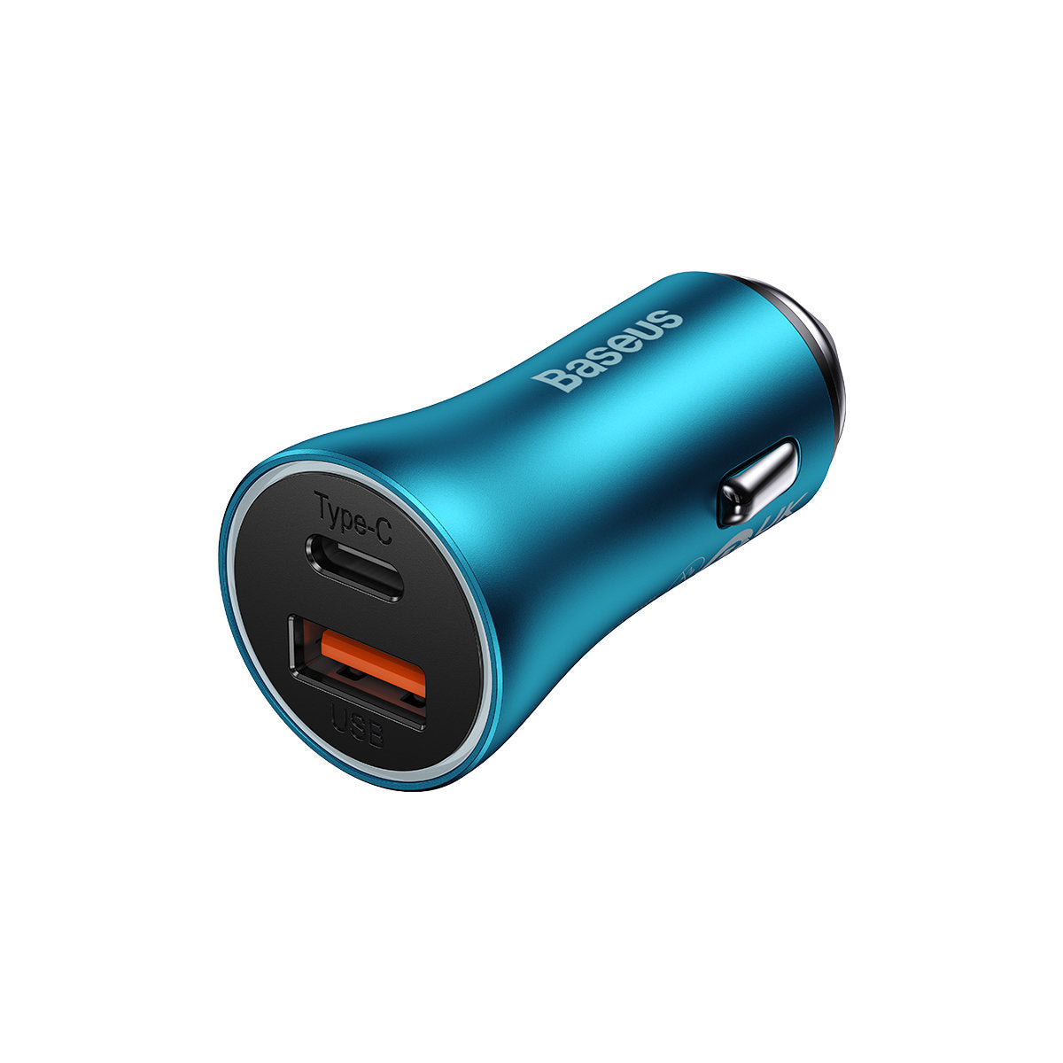 Baseus Golden Contactor Max schnelles Autoladegerät USB A + USB Typ C 40-60 W Quick Charge