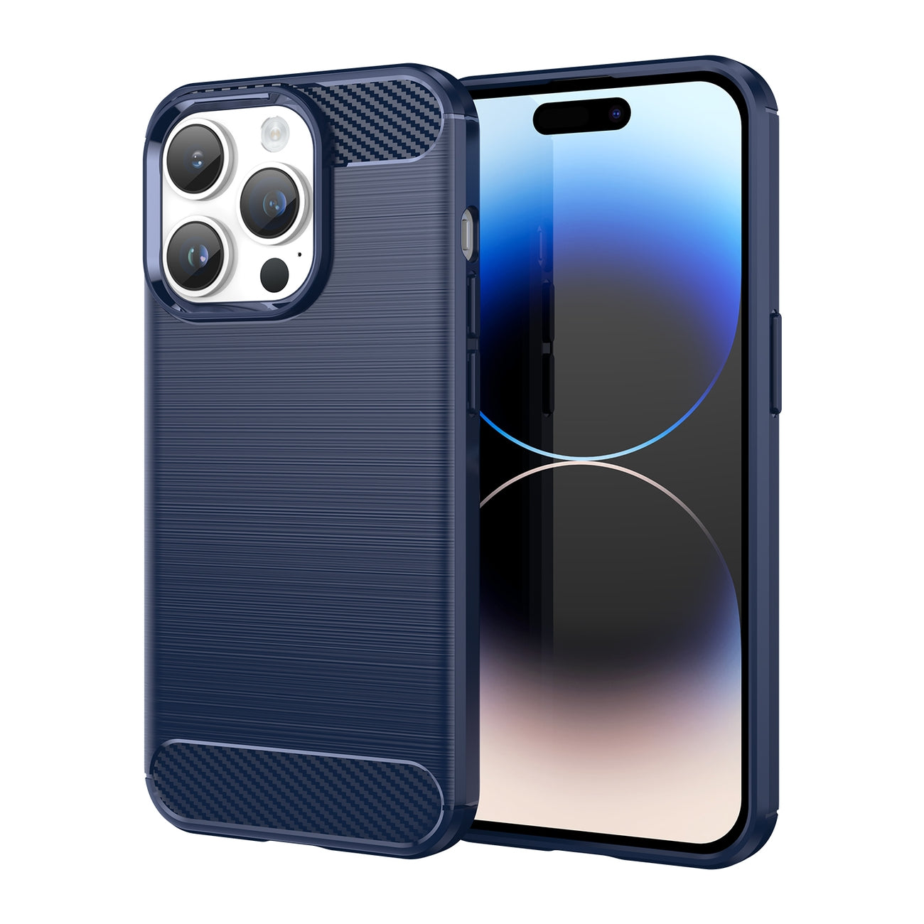 Carbon Case für iPhone flexible Gel Rückseite