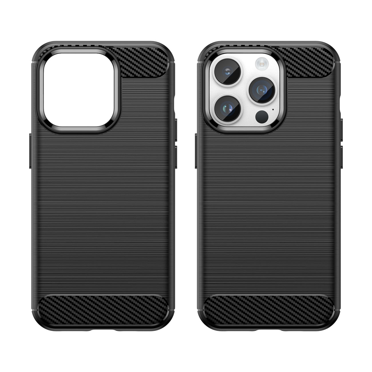 Carbon Case für iPhone flexible Gel Rückseite