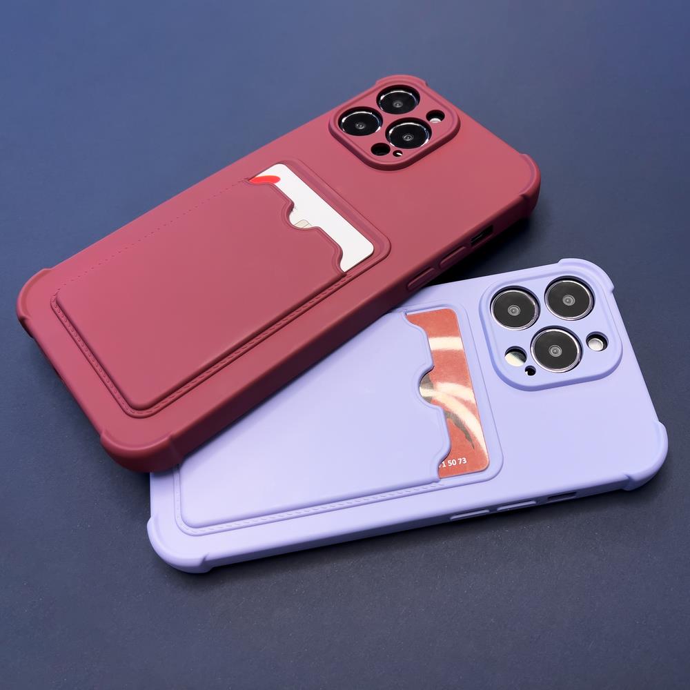 Card Armor Case Hülle für iPhone Card Wallet Silikon