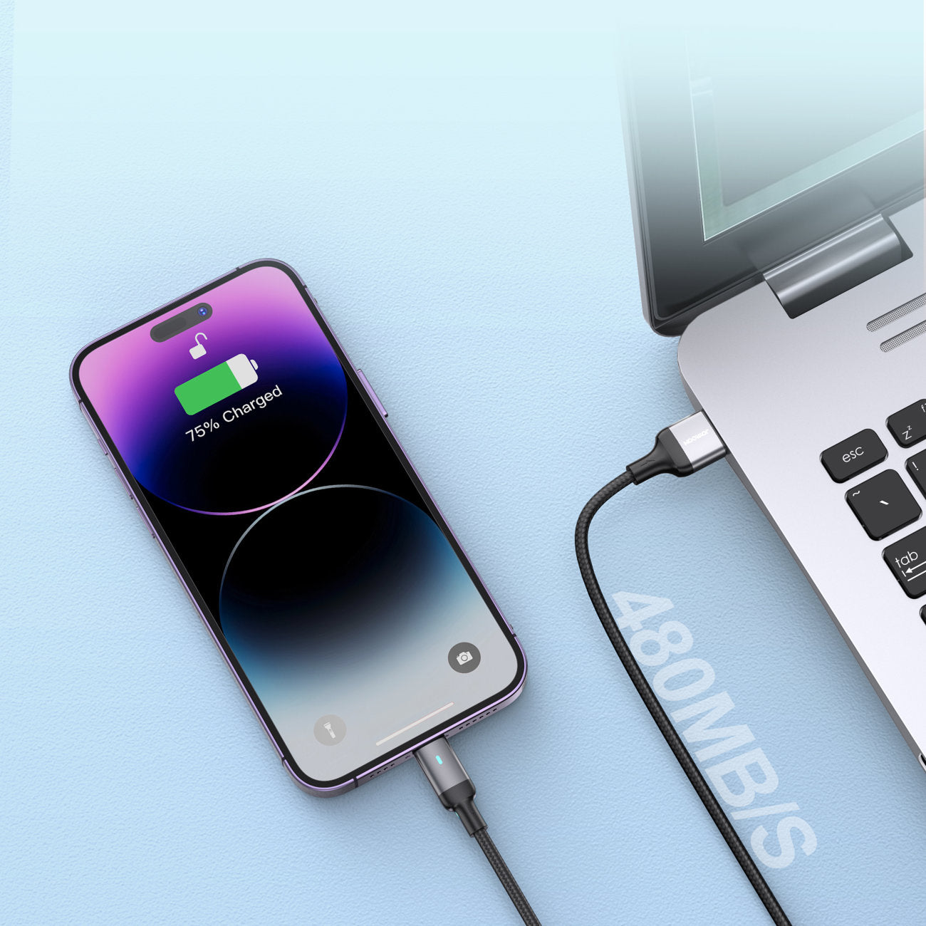 Joyroom Kabel für iPhone USB C - Lightning 20W 1,2 m schwarz