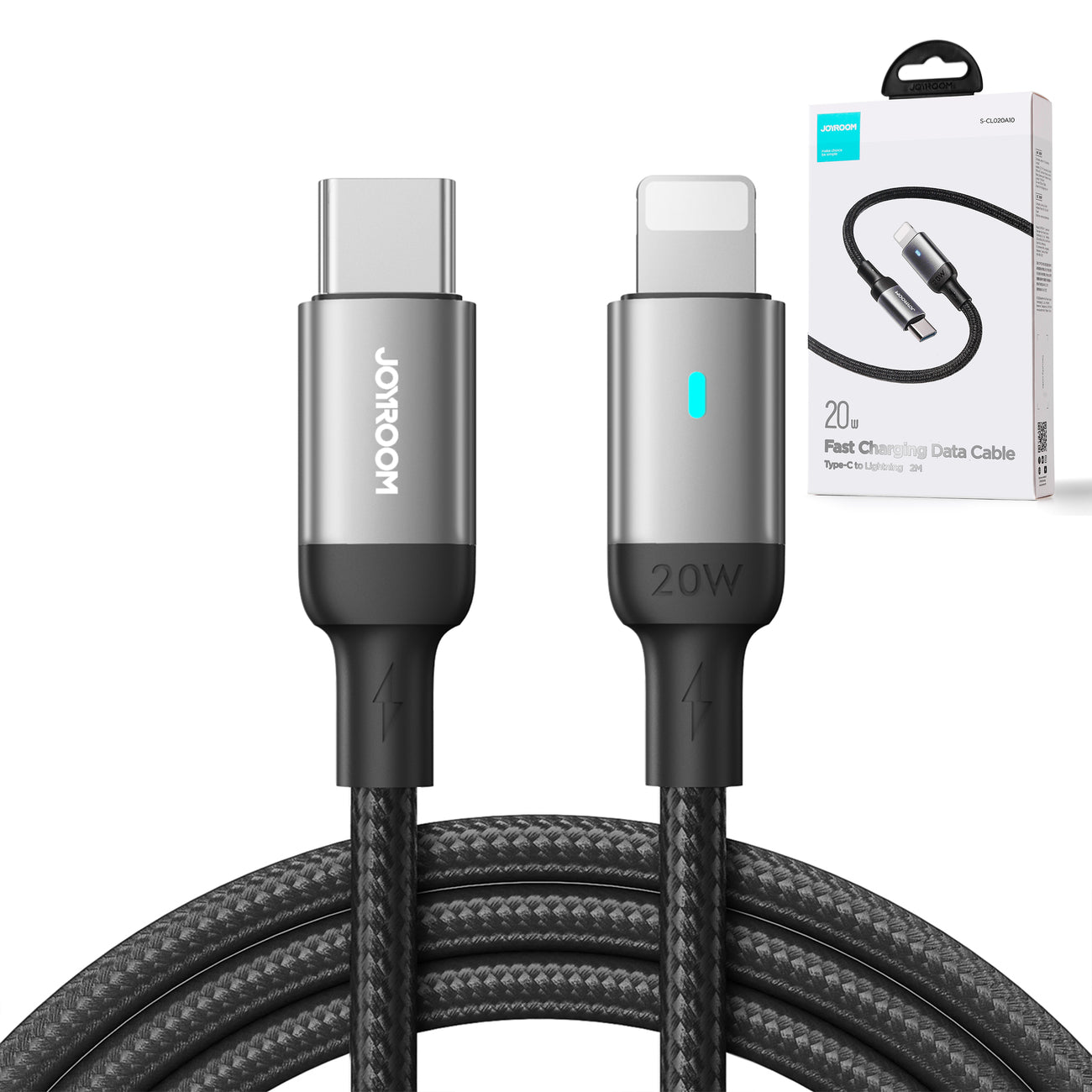 Joyroom Kabel für iPhone USB C - Lightning 20W 1,2 m schwarz