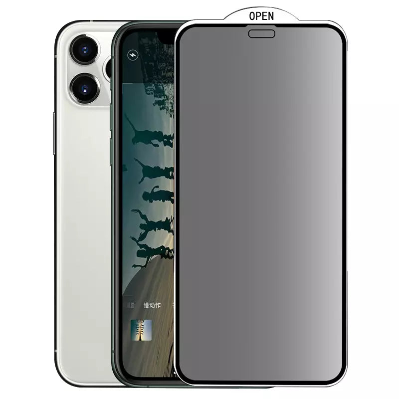 Privacy Schutzglas 9H (Blickschutz 28°) – 0,33 mm, Anti-Fingerprint, HD-Front
