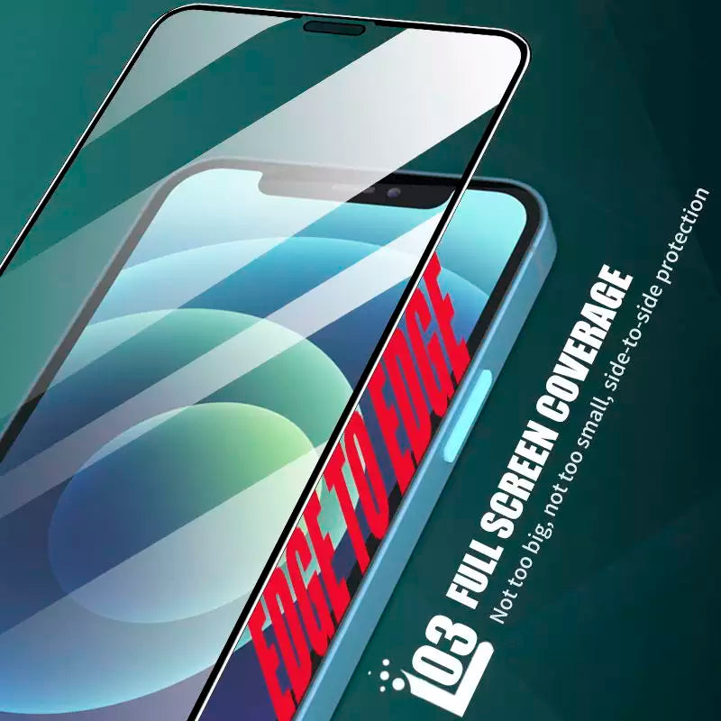 Hartglas-Displayschutz 9H, Edge-to-Edge, Staubdichtes Lautsprechergitter, Touch-sensitiv