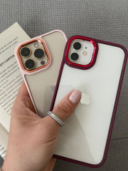 Schutzhülle mit verchromter Kameraabdeckung für iPhone