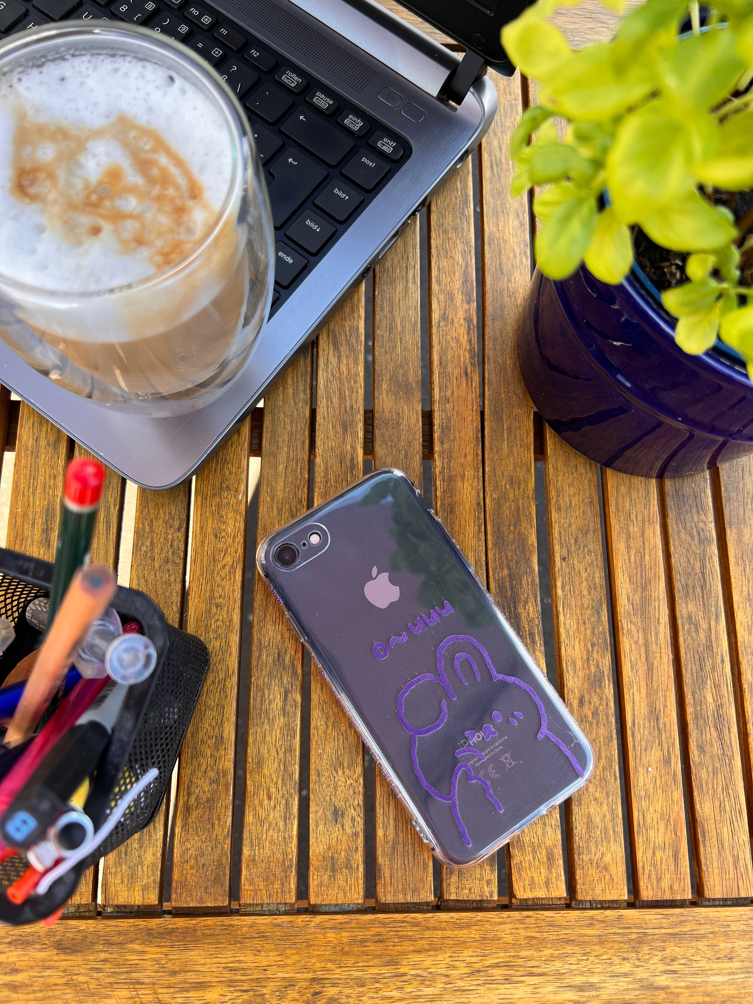 Silikon Hülle mit Motiv für iPhone