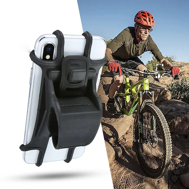 Universelle Handyhalterung für Fahrrad & E-Scooter – Silikon, flexibel