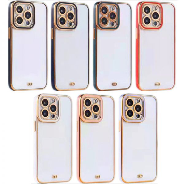 Hülle mit vergoldeten Seiten für iPhone