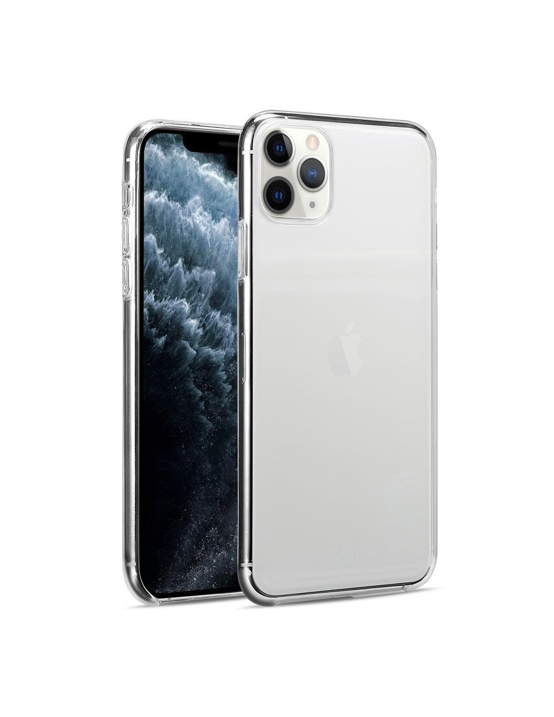Hülle transparent aus stoßfestem Hartplastik für iPhone