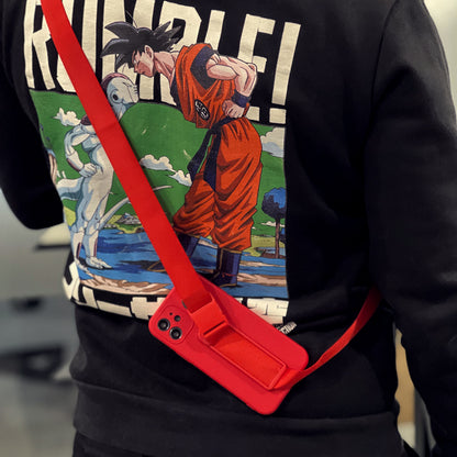 Seilhülle Gel Hülle mit einer Kette Lanyard Tasche Lanyard für iPhone