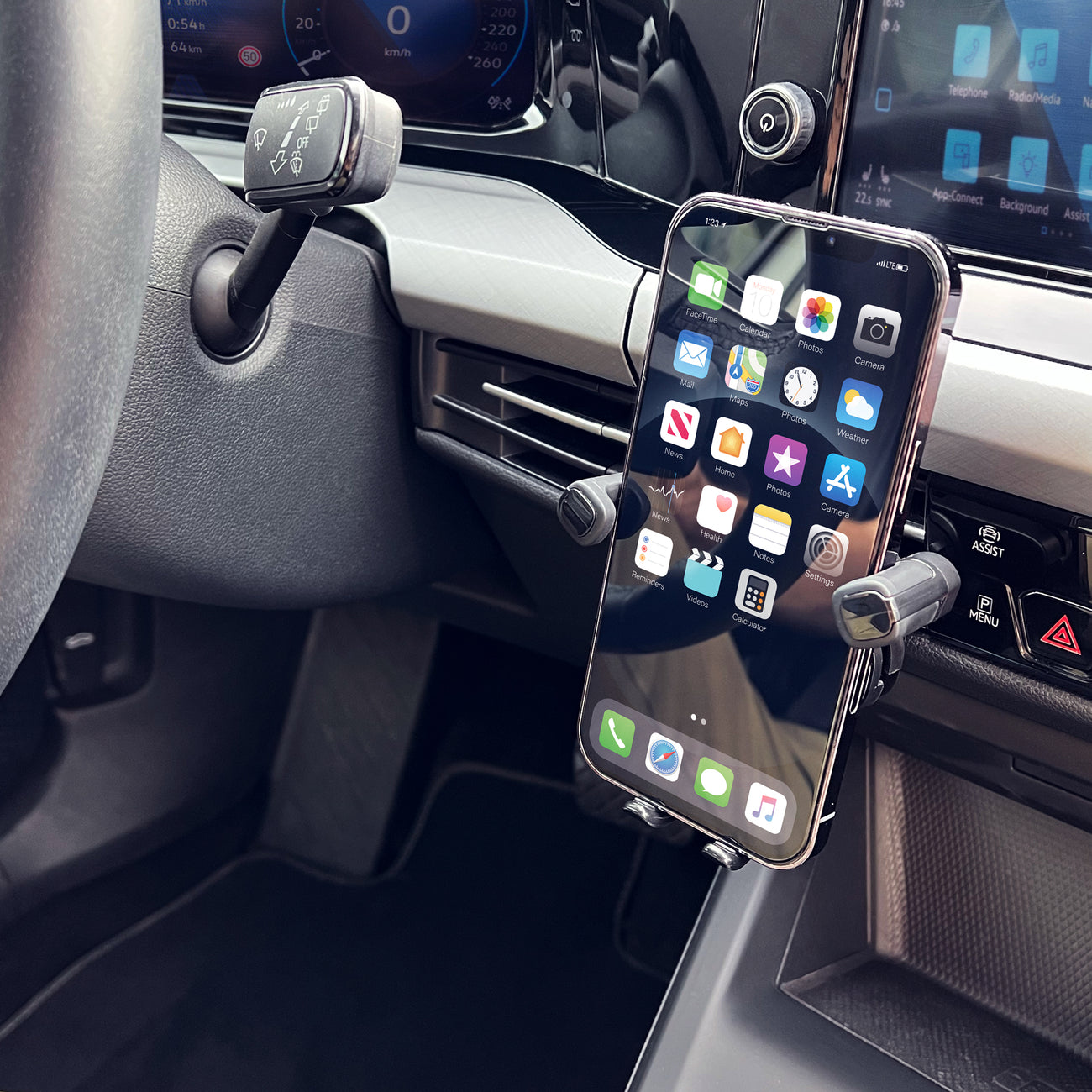 Wozinsky Gravity Handyhalter für Autogrill schwarz