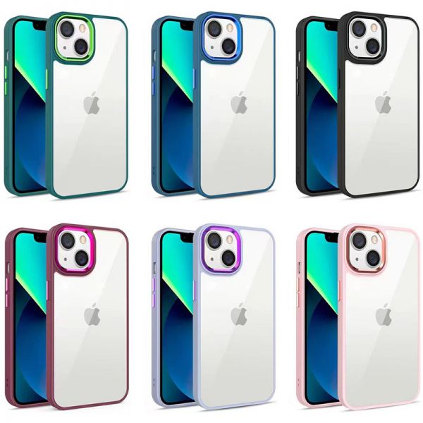 Schutzhülle mit verchromter Kameraabdeckung für iPhone
